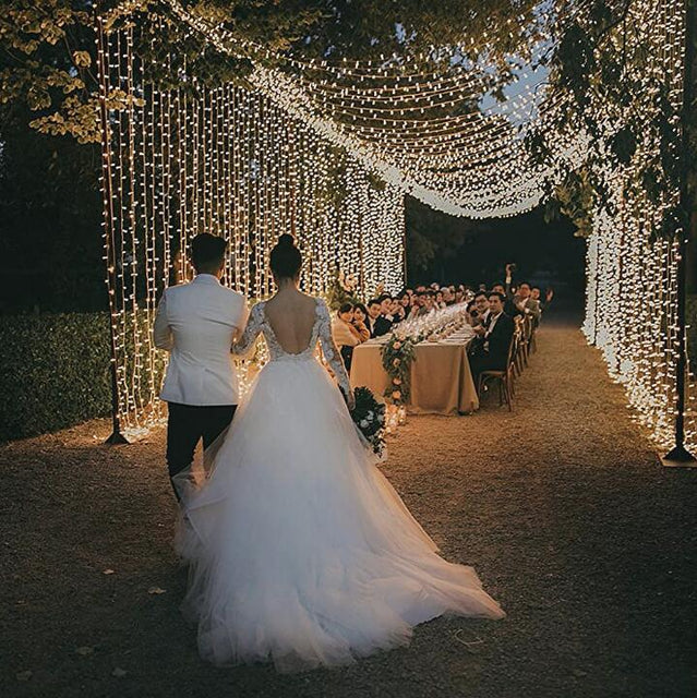 Summer Outdoor Wedding Light Ideas